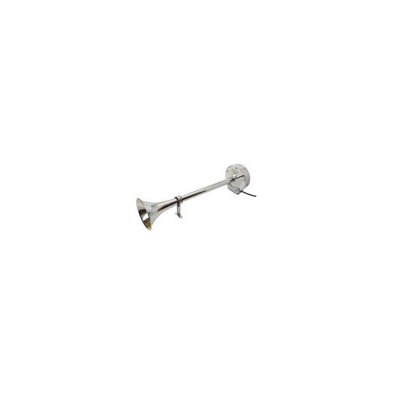 Signalhorn Edelstahl 12V 390mm 110dB