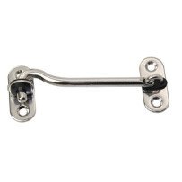 Sturmhaken, klapperfrei Edelstahl/Gummi 51mm