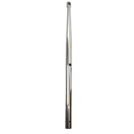 Relingstütze mit zyl. Kopf A4 25x610mm, 2 Durchzüge