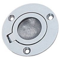 Bodenheber-Einlassgriff, rund MsCr 60mm