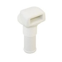 Tankentlüfter Nylon für Schlauch 16mm, 0° weiß