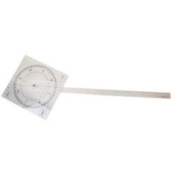 Kurslineal, einarmig Kunststoff 440mm