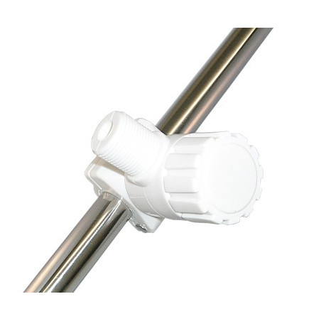 Antennenhalter für Reling Nylon für Rohr 22/25mm, 1'-14 UNS