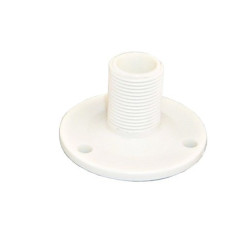 Antennenhalter mit Grundplatte, rund Nylon 70mm, 1'-14 UNS