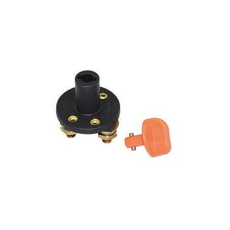 Batterieschalter 12/24V 100A schwarz/rot