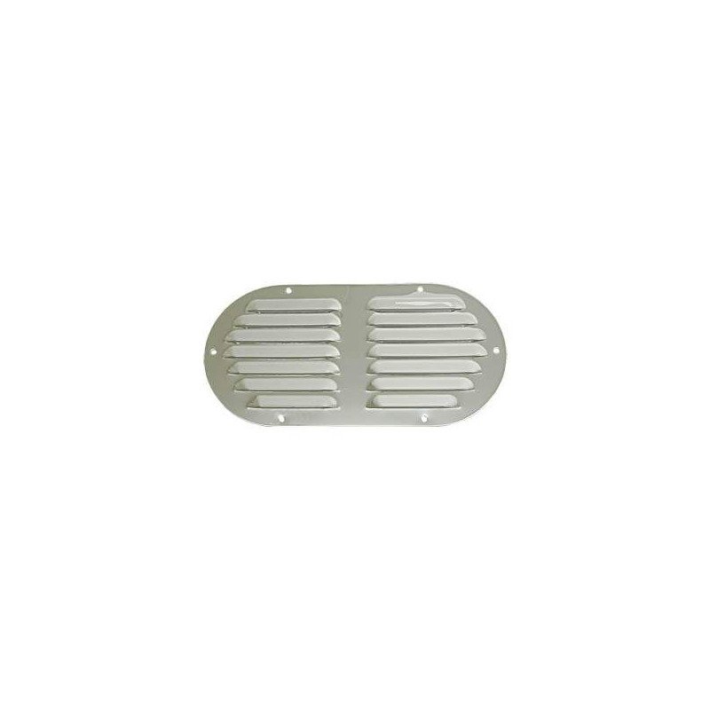 Kiemenblech, oval A2 233x116mm, 2x7 Schlitze