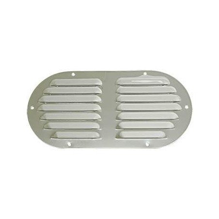 Kiemenblech, oval A2 233x116mm, 2x7 Schlitze