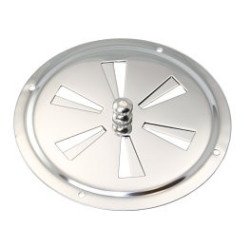 Lüfter-Rosette mit Knauf außen A2 102mm