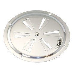 Lüfter-Rosette mit Knauf außen A2 127mm
