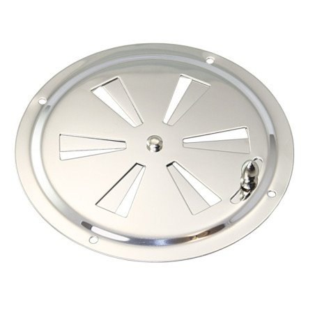 Lüfter-Rosette mit Knauf außen A2 127mm