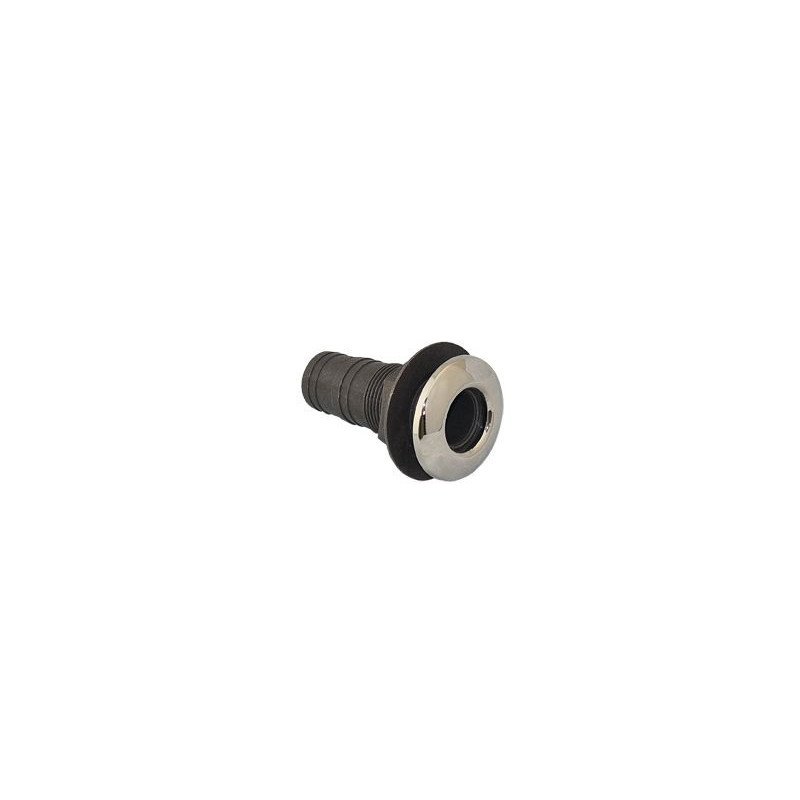 Borddurchbruch Acetal 1 1/4' mit Edelstahlkappe