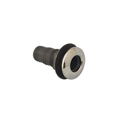 Borddurchbruch Acetal 1 1/4' mit Edelstahlkappe