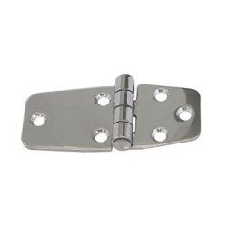 Scharnier, gestanzt, asym. A2 84x38,5x2,0mm