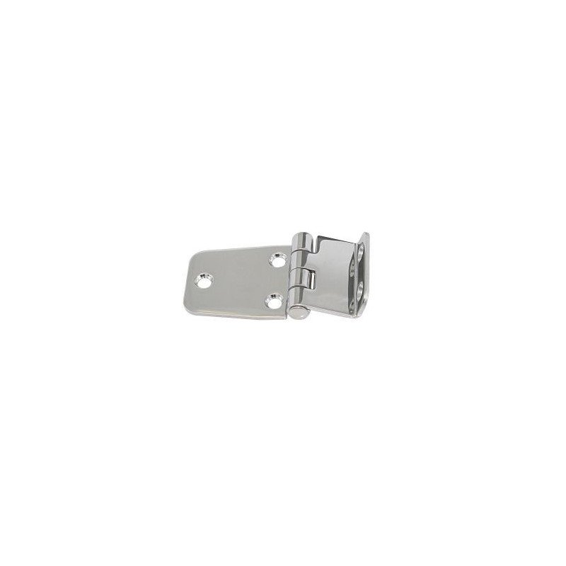 Scharnier, gestanzt, gekröpft A2 48,5/15,5x38,5x2,0mm