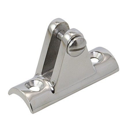 Rohrbeschlag, konkav A4 für Rohr 22-25mm, Schraube 6mm zöllig
