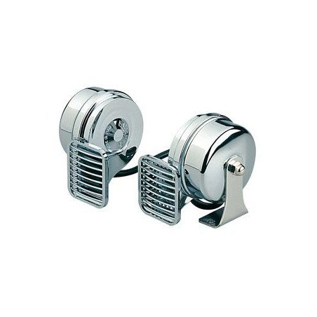 Signalhorn, kompakt verchromt 12V 114dB
