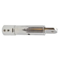 Rohrendkappe spannbar A4 für Rohr 22mm, Auge 6,6mm
