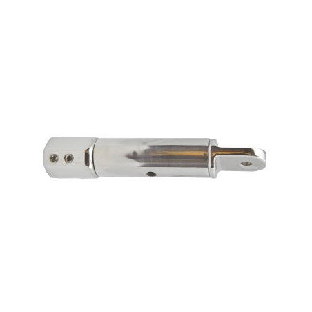 Rohrendkappe spannbar A4 für Rohr 22mm, Auge 6,6mm