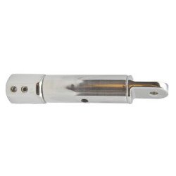 Rohrendkappe spannbar A4 für Rohr 25mm, Auge 6,6mm