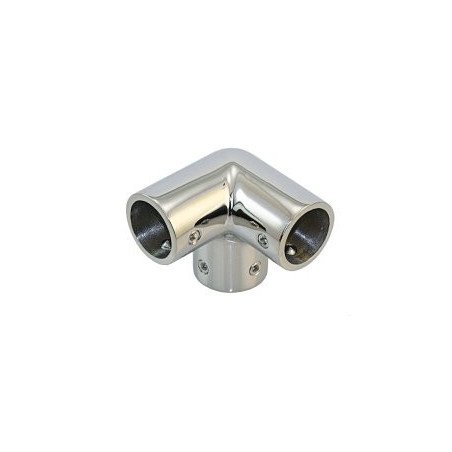 3-Wege Relingeckverbinder A4 für Rohr 22mm
