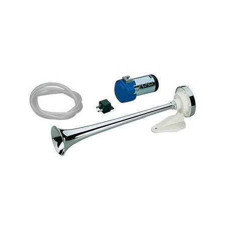 MARCO Signalhorn mit Kompressor Kunststoff/Cr 12V 390mm 114dB