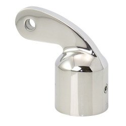 Rohrendkappe 90° gebogen A4 für Rohr 25mm, Auge 6,6mm