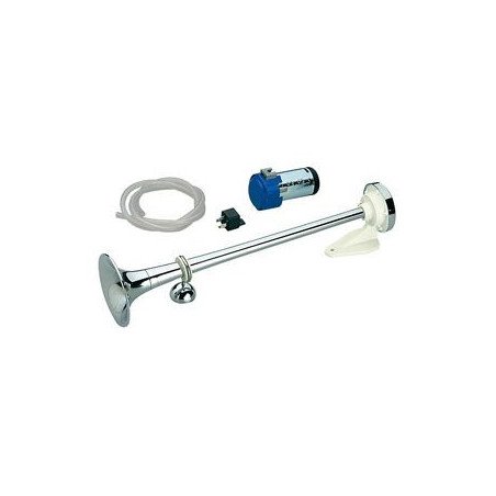 MARCO Signalhorn mit Kompressor Kunststoff/Cr 12V 500mm 117dB