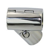 Reling T-Stück 60°, aufklappbar A4 für Rohr 22mm