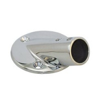 Relingfuß 30°, rund A4 für Rohr 25mm