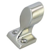 Edelstahl-Relingsbeschlag Endstütze 60°     25mm
