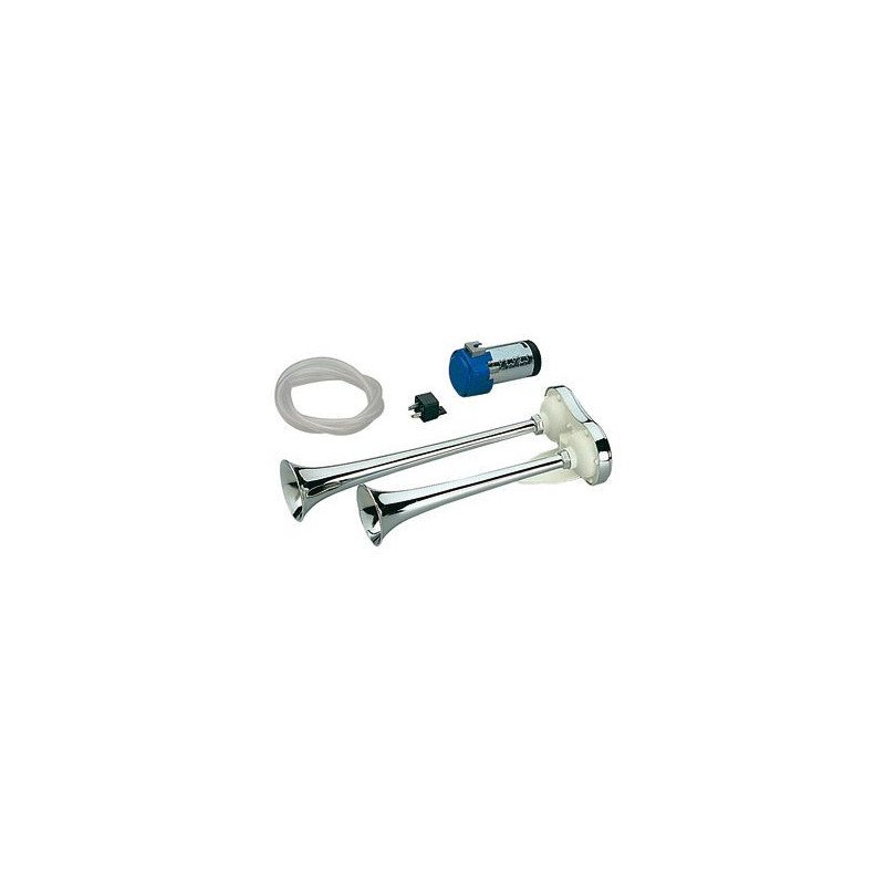 MARCO Doppelhorn mit Kompressor Kunststoff/Cr 12V 390mm 111dB
