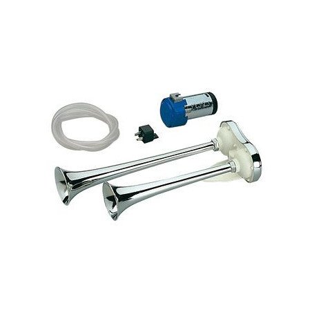MARCO Doppelhorn mit Kompressor Kunststoff/Cr 12V 390mm 111dB
