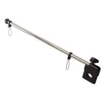 Flaggenstock Edelstahl/Kunststoff für Reling 22/25mm 0,44m