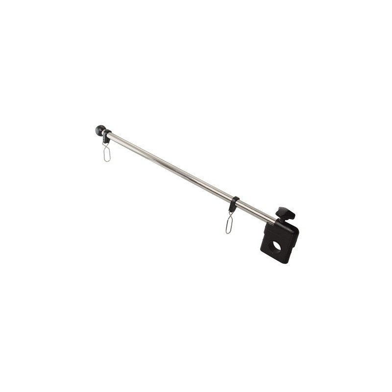 Flaggenstock Edelstahl/Kunststoff für Reling 22/25mm 0,44m