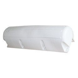 Stegfender/Bumper für Rechteckprofil PVC 885x270mm weiß