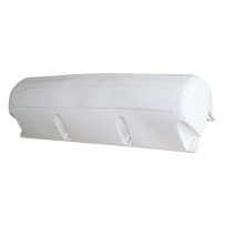 Stegfender/Bumper für Rechteckprofil PVC 885x270mm weiß