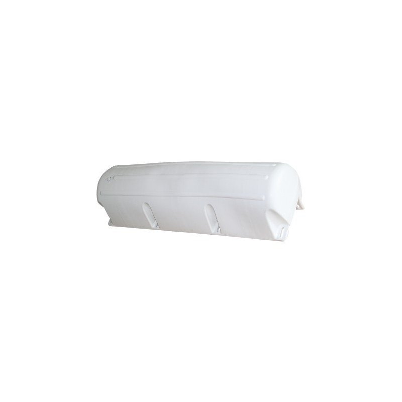 Stegfender/Bumper für Rechteckprofil PVC 885x270mm weiß