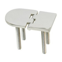 Scharnier mit Gewinde A4 83x65x4,0mm, M6x45mm