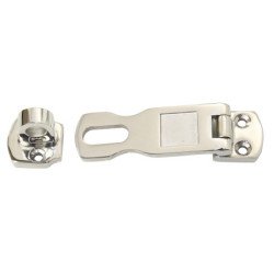 Überfallscharnier mit Augplatte, drehbar A4 72+20x26mm