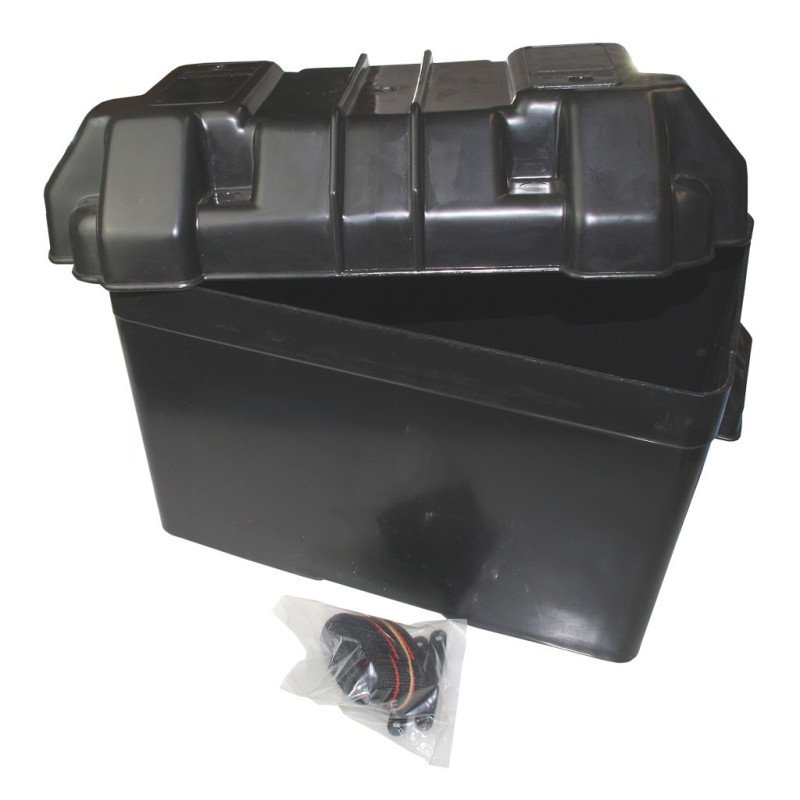 Batteriekasten mit Zurrgurt 285x205x205mm