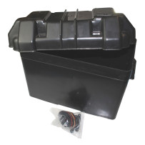 Batteriekasten mit Zurrgurt 350x190x225mm