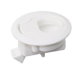 Bodenheber-Schnappverschluss Kunststoff 61,5mm weiß
