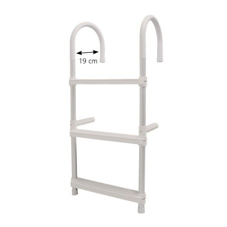 Badeleiter Alu/PP 3-stufig