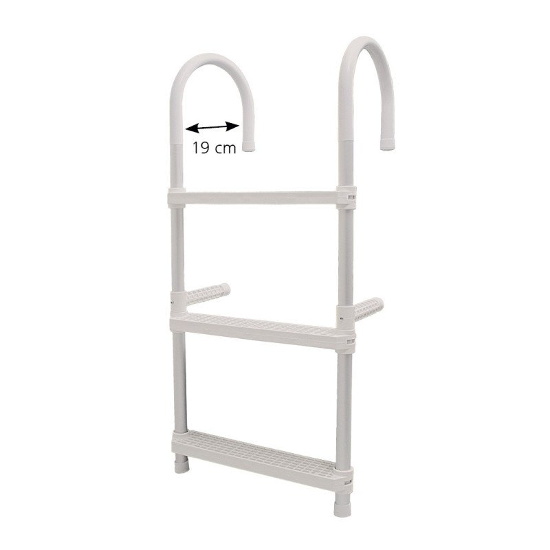Badeleiter Alu/PP 4-stufig