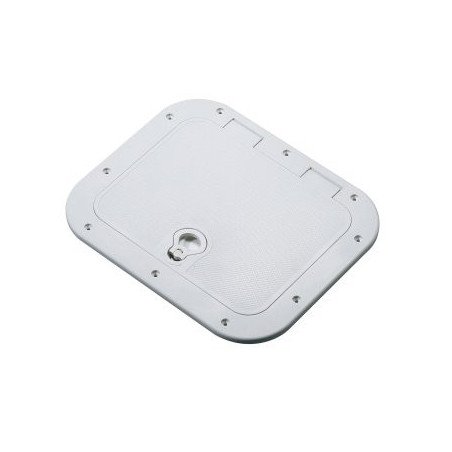 Inspektionsluke mit Verriegelung ASA 377x277mm weiß