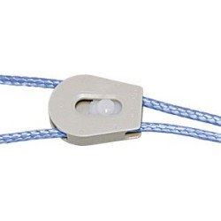 FIXLOC Kordelstopper Kunststoff für Seil 4mm schwarz 10St.