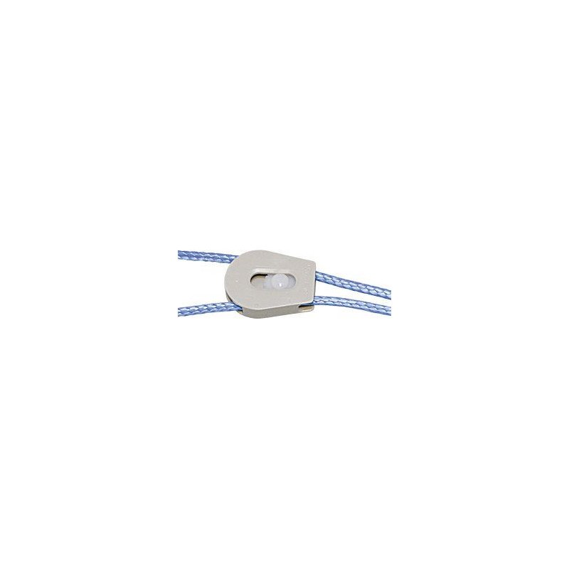 FIXLOC Kordelstopper Kunststoff für Seil 4mm schwarz 10St.