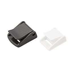 Klemmschnalle Nylon für Gurt 15mm weiß 10St.