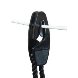 FASTFENDER Fenderhaken Sail PA für Seil 6-10mm, Draht 8mm schwarz 2St.
