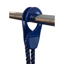 FASTFENDER Fenderhaken 25 PA für Seil 6-10mm, Rohr 25mm blau 2St.